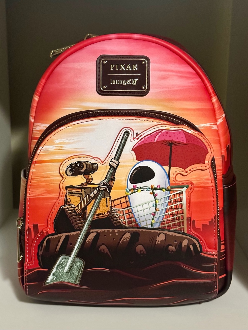 Loungefly Wall-E and Eve Earth Date Night Backpack Pixar